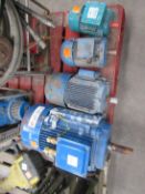 4 x Various Motors (Please see pictures) Please note there is a £10 Plus Vat Lift out Fee on this lo