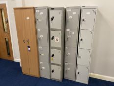 4 x Banks og Lockers and a Cabinet. Please note this lot is located at The Skills Hub, 146 Freeman S