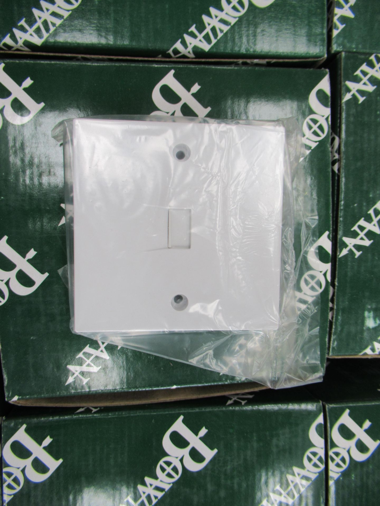 A Pallet of Bowman, Double Socket Switches and Telephone socket switches and blanking plates etc Pl - Image 3 of 7