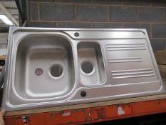 A Livinox Stainless Steel Kitchen Sink