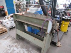 An Edwards Band P 416 Sheet Metal Bender. Please note there is a £15 plus VAT Lift out fee on this l