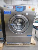 An Imesa Stainless Steel RC18 Industrial Washing Machine Please note there is a £10 plus VAT Lift ou