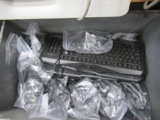 A Qty of Various Keyboards and Mice