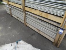 A pallet of dark ivory cladding, 2950mm lengths