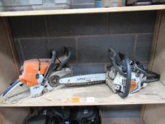 2x Stihl chainsaws in need of repair