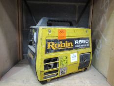 A Robin R650, 240V generator