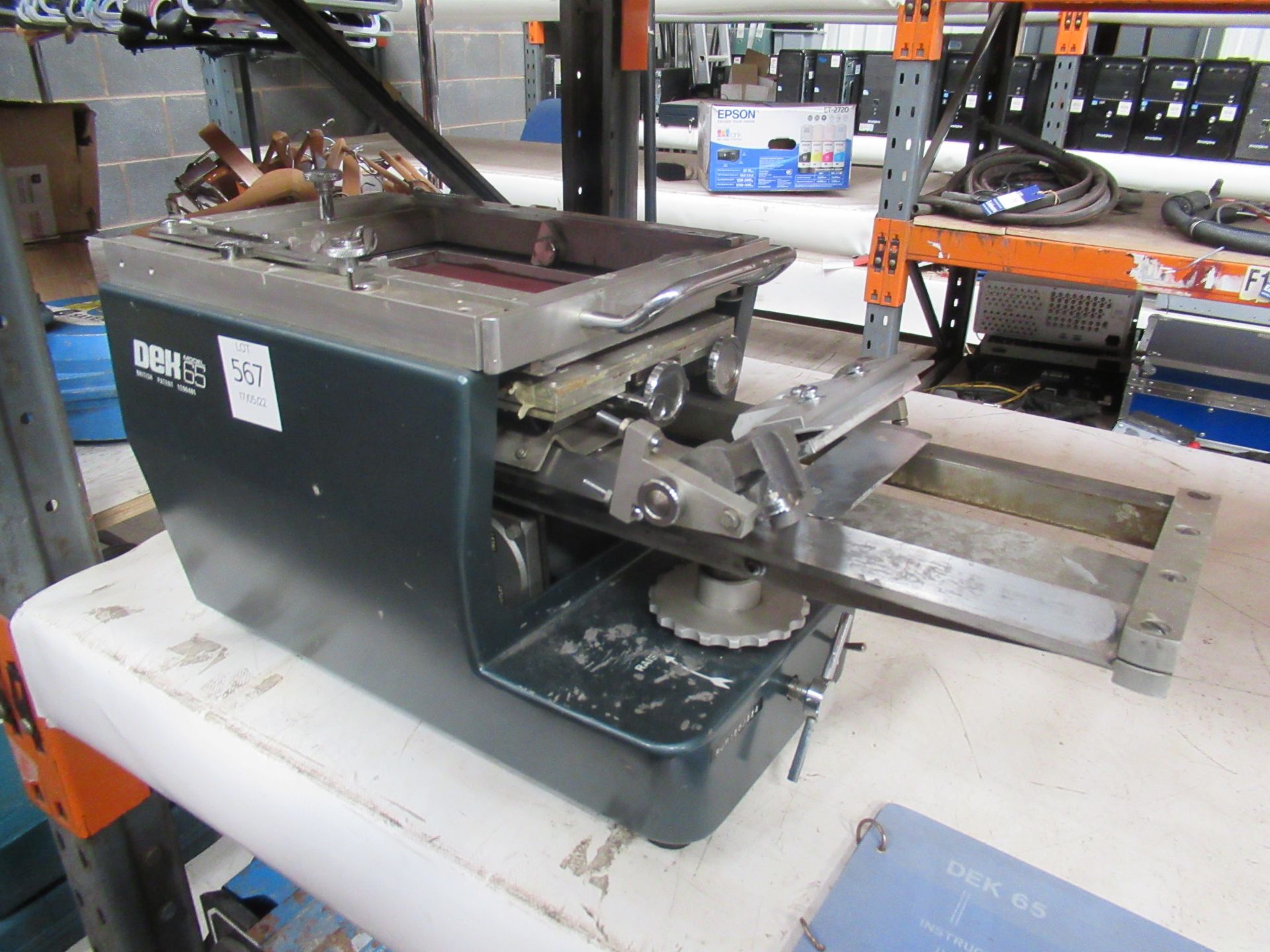 A DEK Model 65 Plate Printing Machine - Image 2 of 3