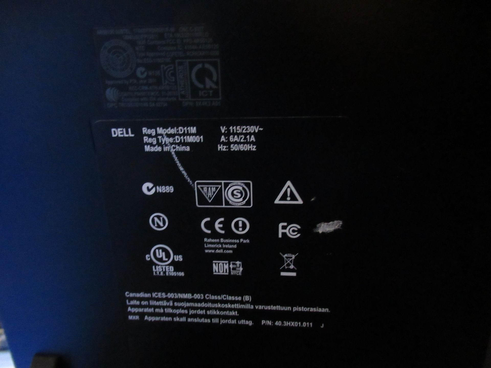 3x Dell Vostro 270 PC's- no power cables - Image 7 of 7