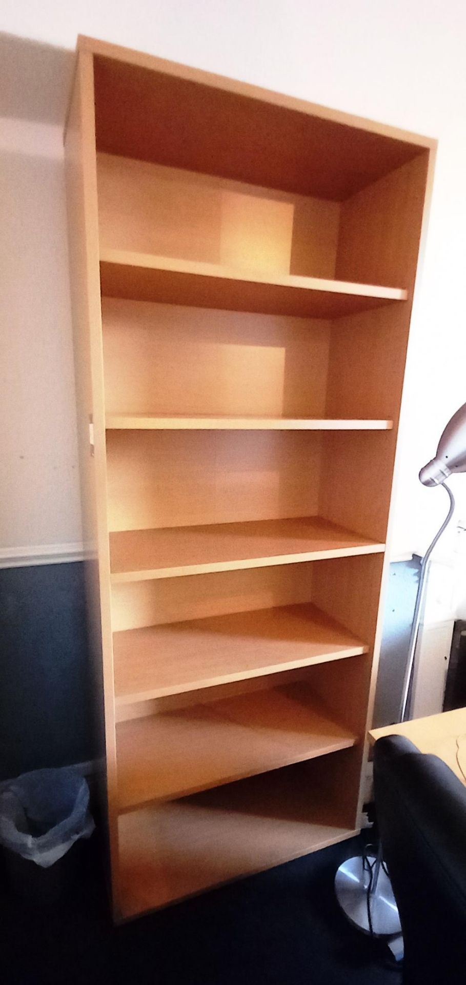 2x 7ft bookshelves - Image 2 of 2