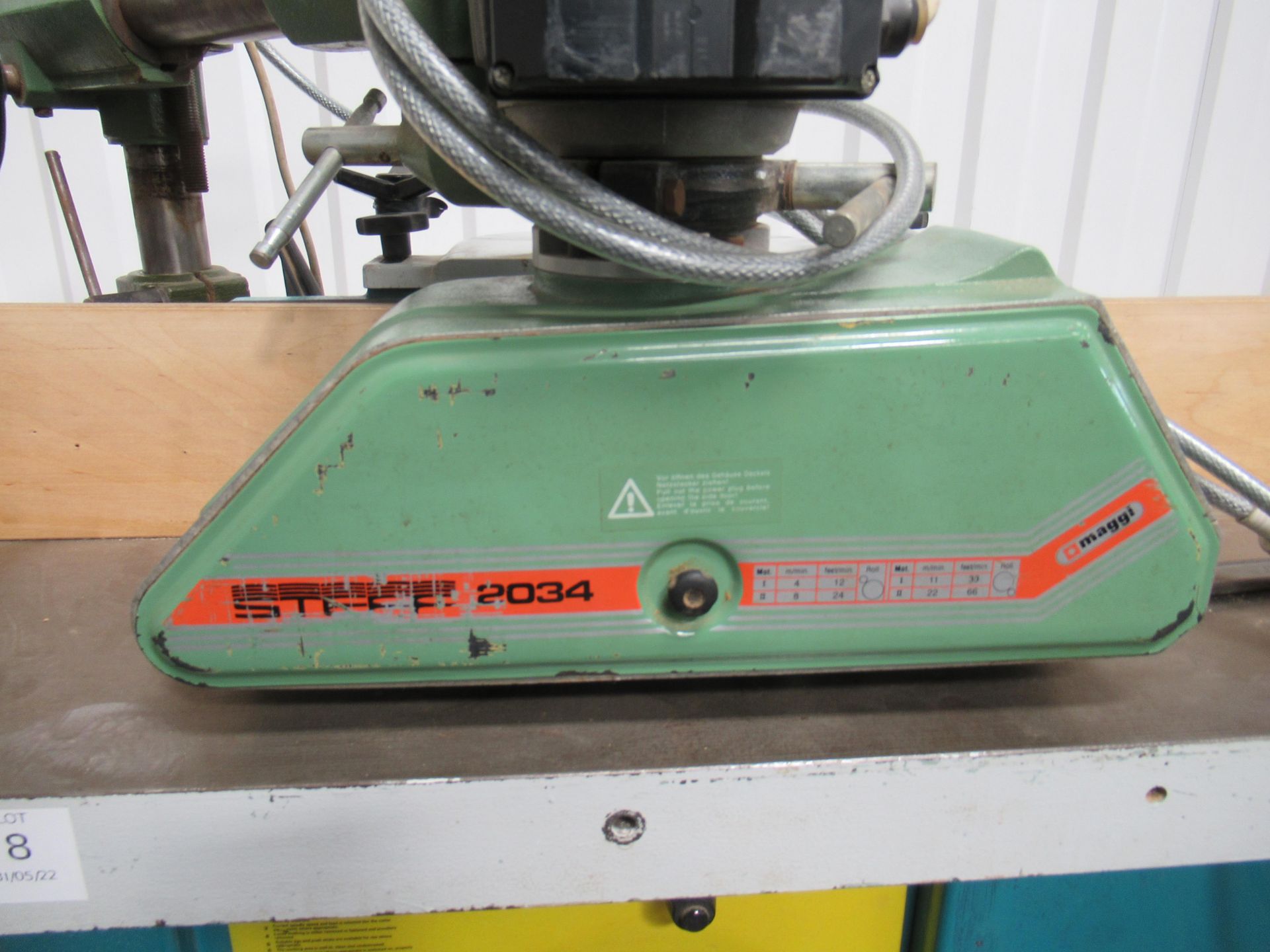 Sedgwick SM4 Spindle moulder 3 PH and a Maggi Steff 2034, Please note there is a £10 plus VAT Lift O - Image 3 of 4
