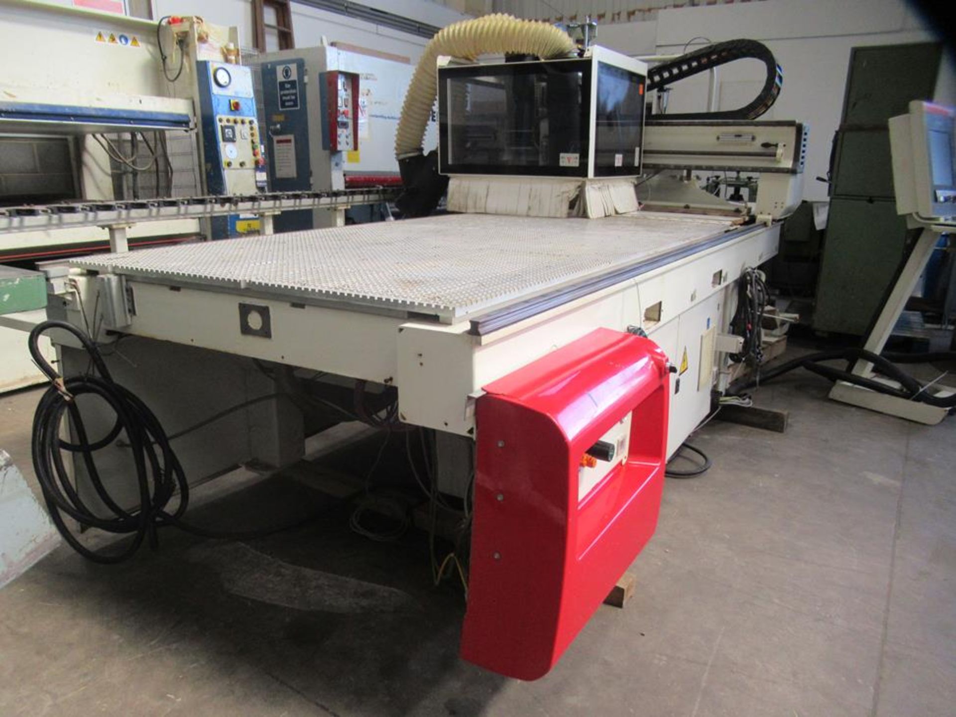 SCM PRATIX N12 NESTING CNC ROUTER & DRILL YOM 2011, S/N AA1/016629. This lot is Buyer to Remov - Image 10 of 32