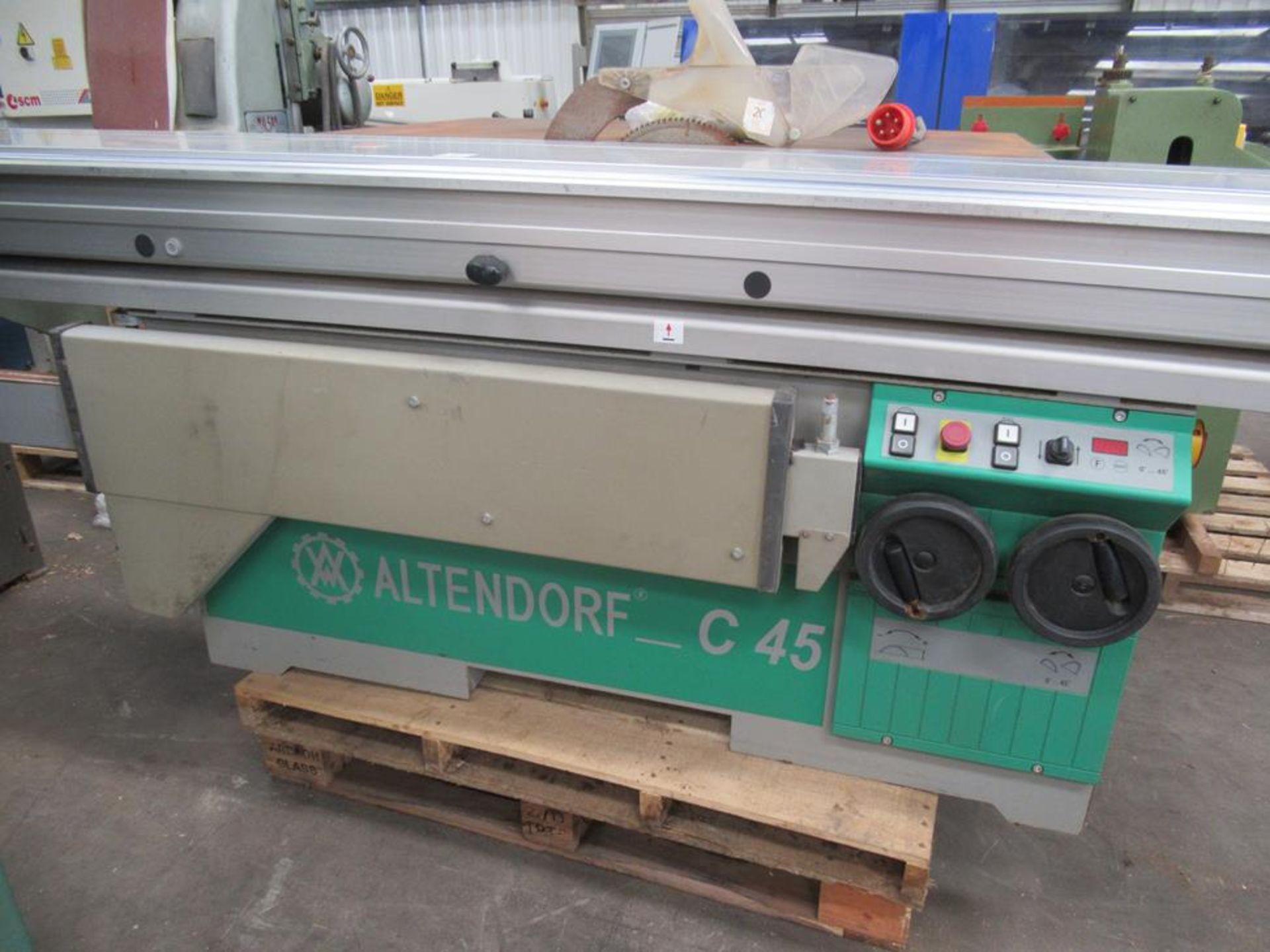 A 1998 Altendorf model C45 Tilting Arbour Panel sizing saw - Image 2 of 24