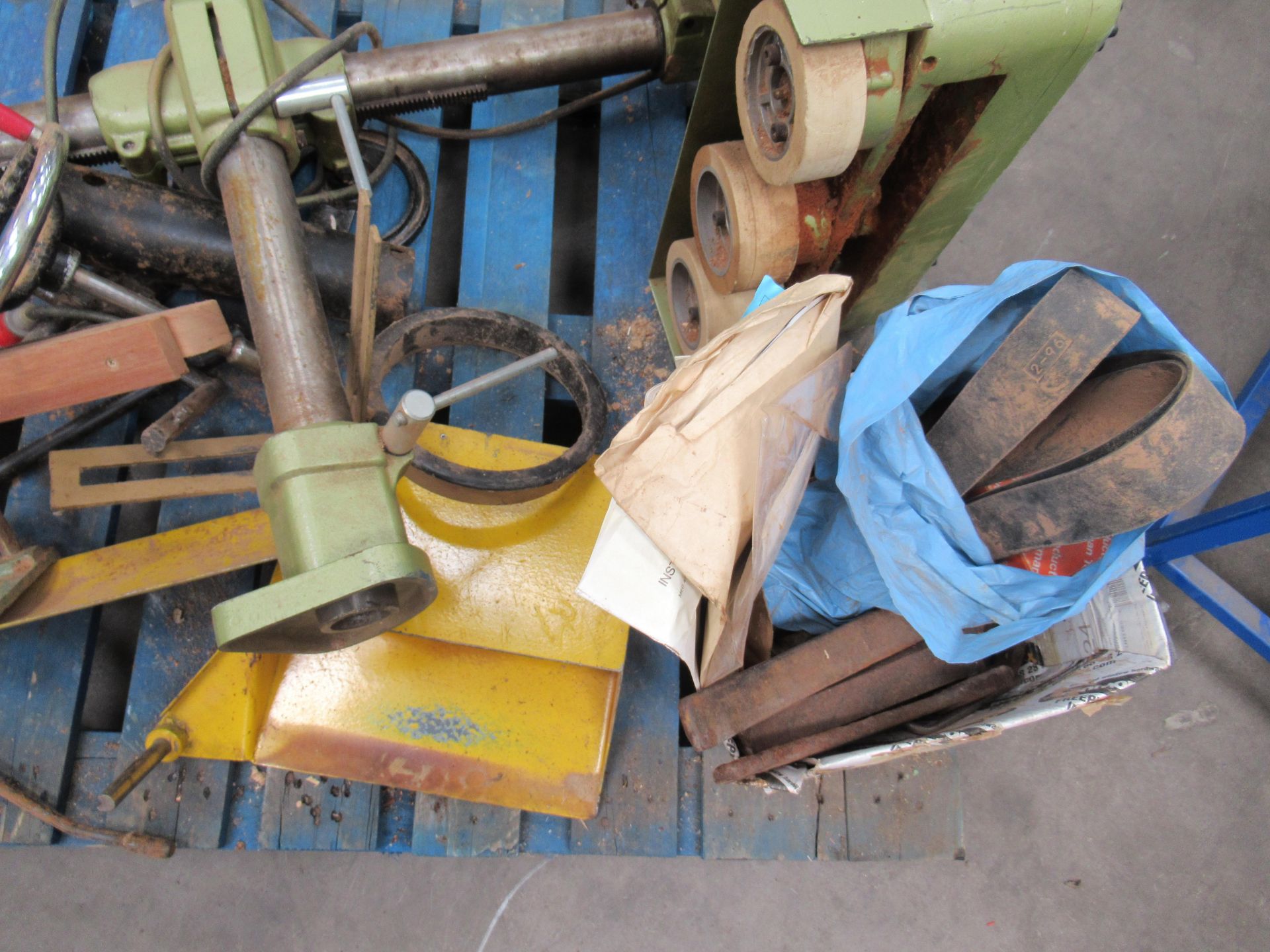 Contents of a Pallet Including Powered Roller Feed, Guards, Belts etc - Image 3 of 5