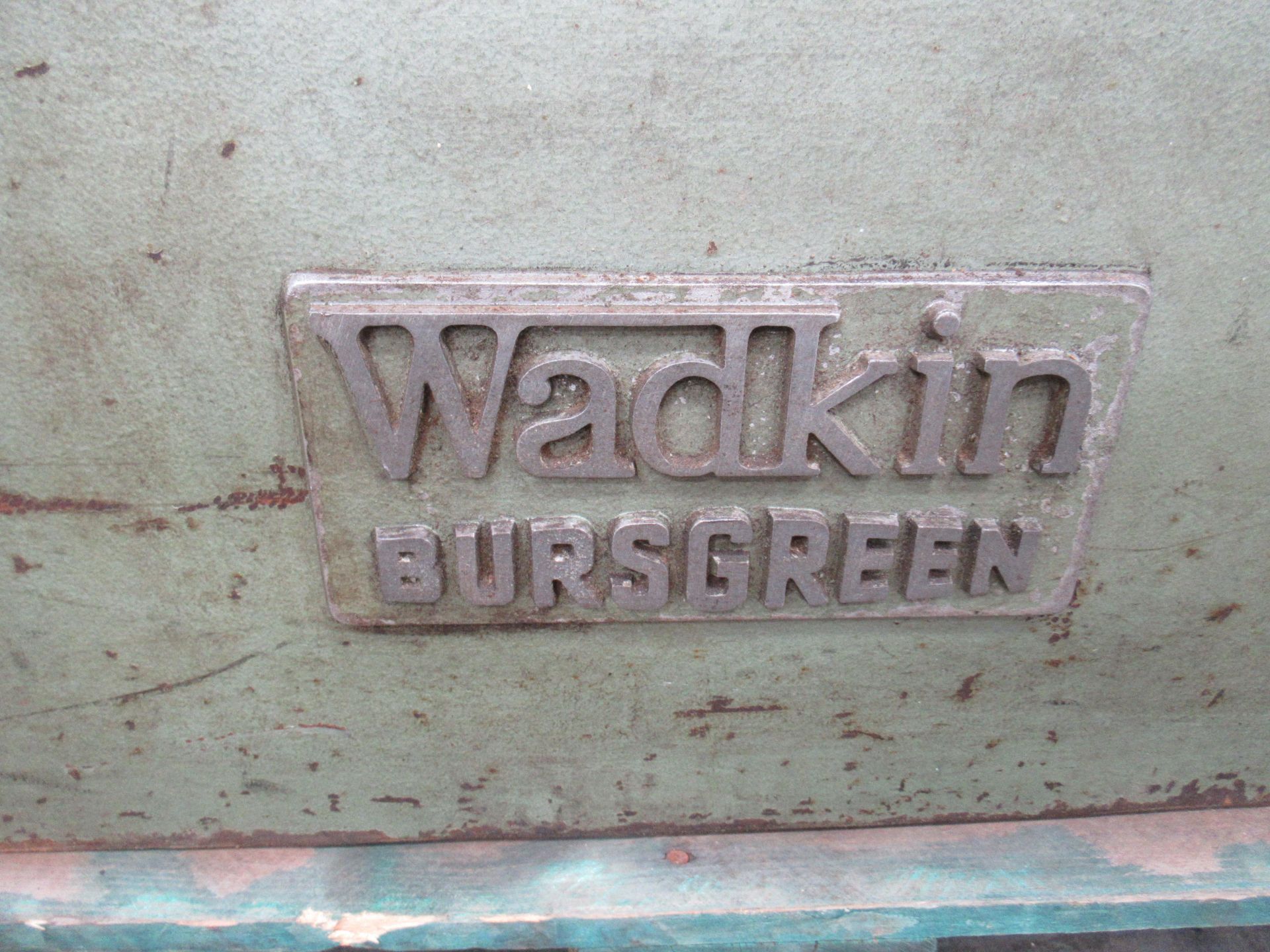 Wadkin Bursgreen Planer Thicknesser No UO/S701652, 3PH. Please note there is a £15 plus VAT Lift Out - Image 2 of 6