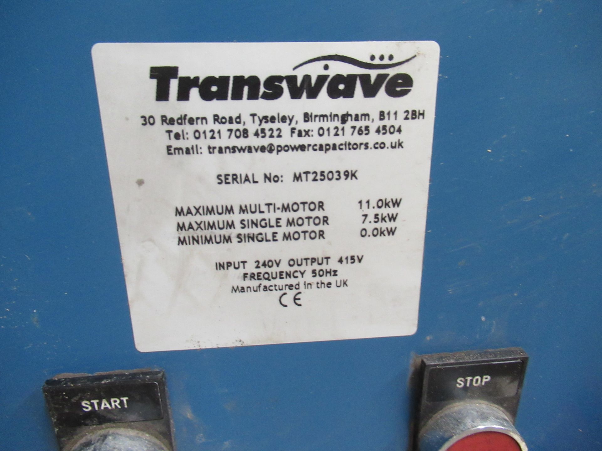 Transwave 240-415v Convertor - Image 2 of 2