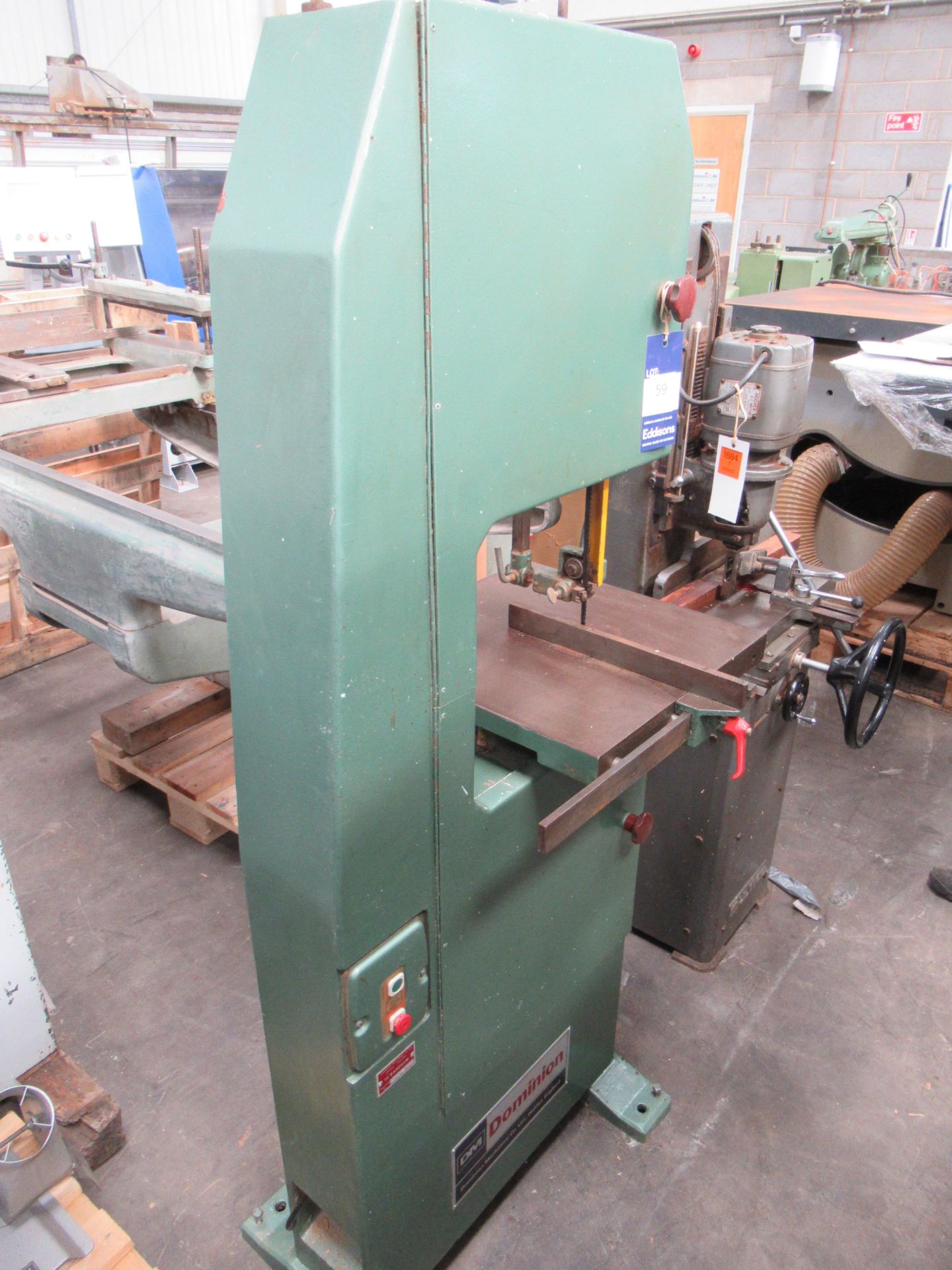 Dominion Vertical 14" Bandsaw No204, 3PH.