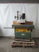 Wilson spindle moulder with various heads.