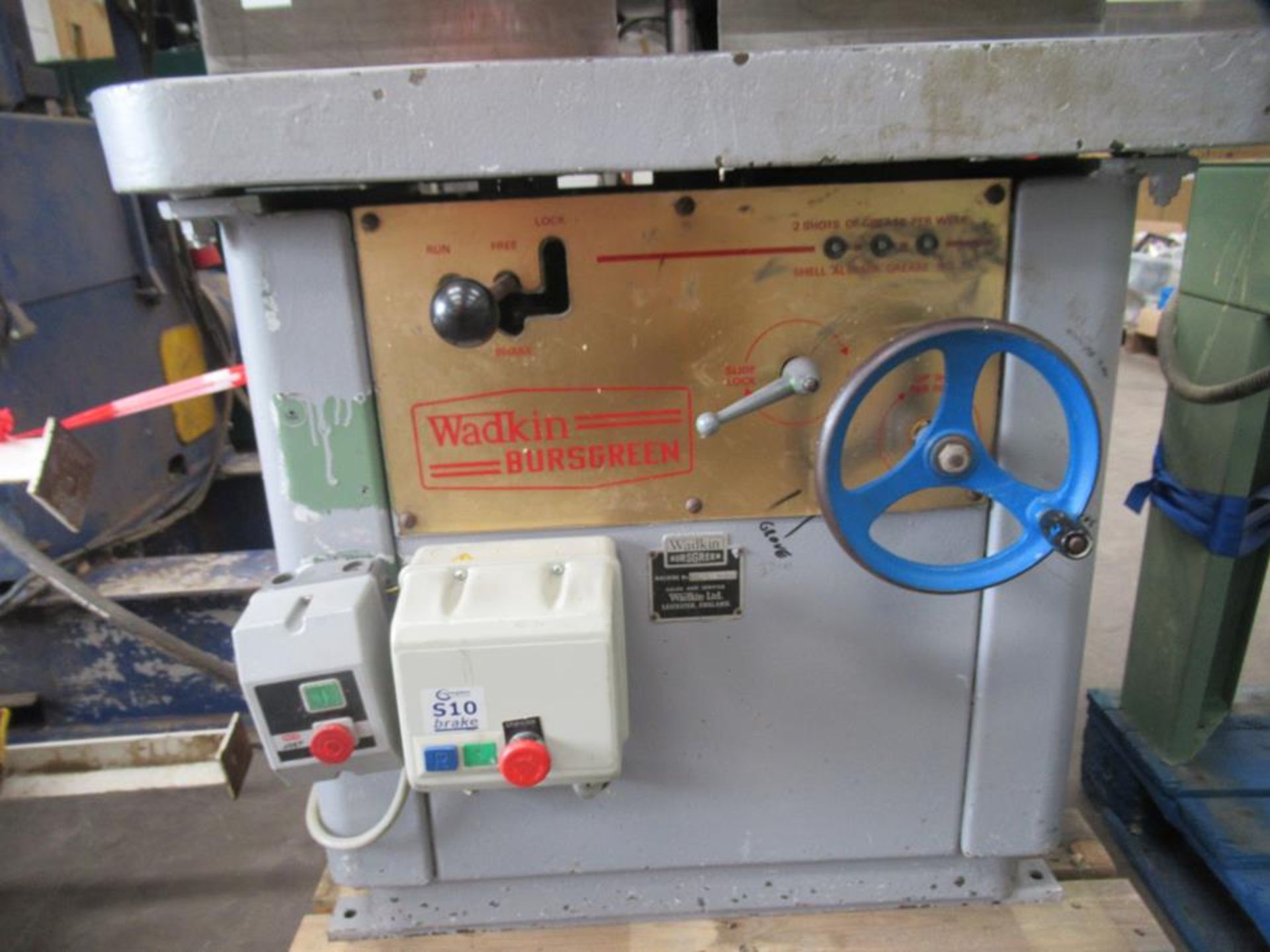 Wadkin Bursgreen Spindle Moulder Machine No BER3 69320, 3PH. Please note there is a £15 plus VAT Lif - Image 3 of 8
