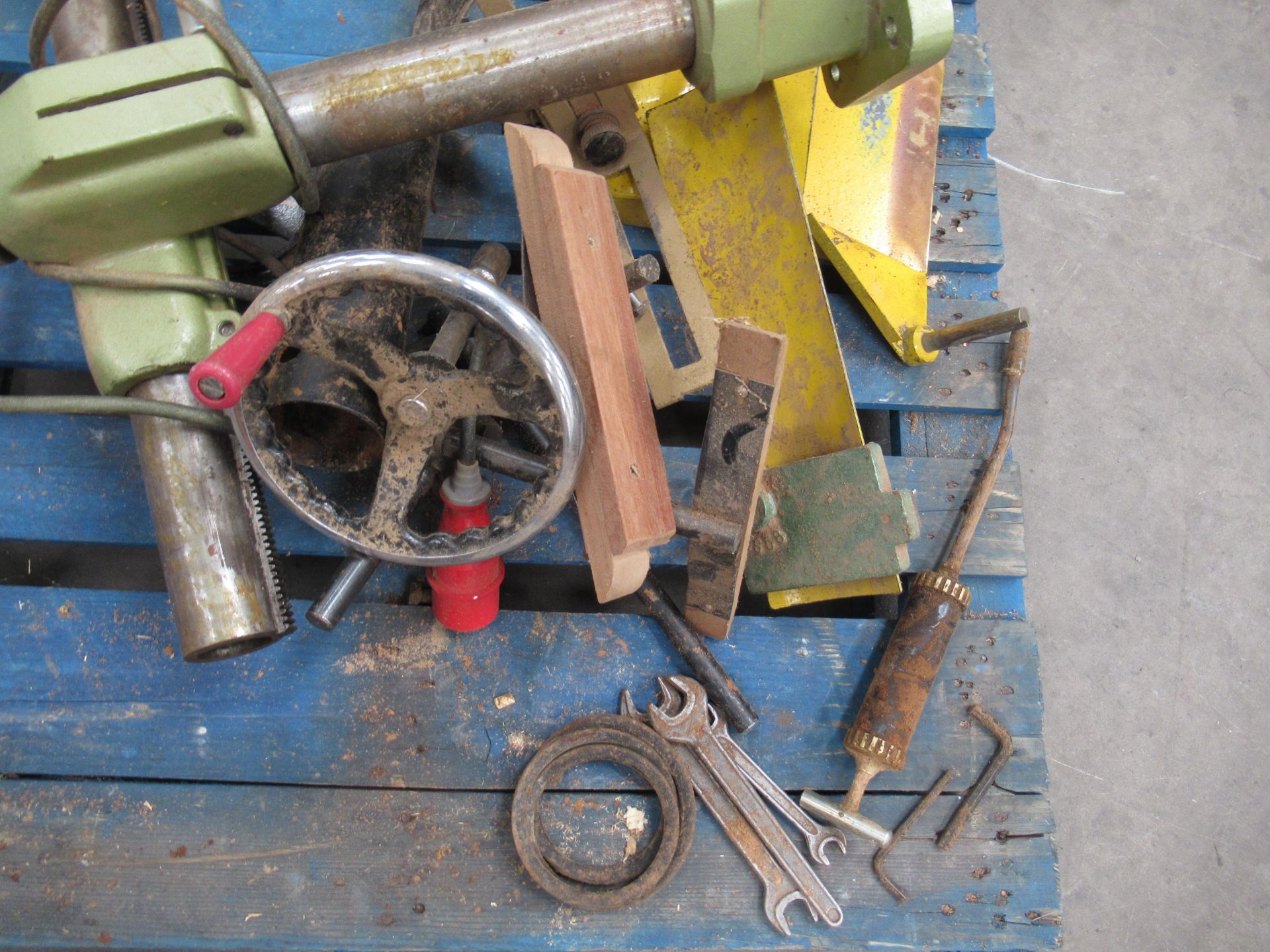 Contents of a Pallet Including Powered Roller Feed, Guards, Belts etc - Image 4 of 5