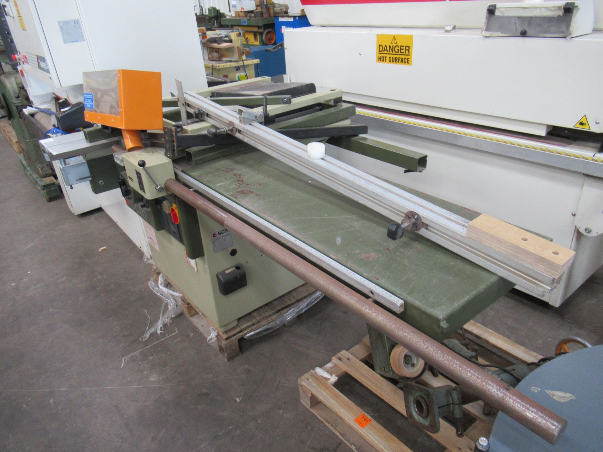 SCM SI12 Sliding Table Saw, SN AB61430,415V, 50HZ. - Image 6 of 7