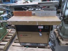 SCM L'Invincible Spindle Moulder with Footbrake, Please note there is a £10 plus VAT Lift Out Fee on