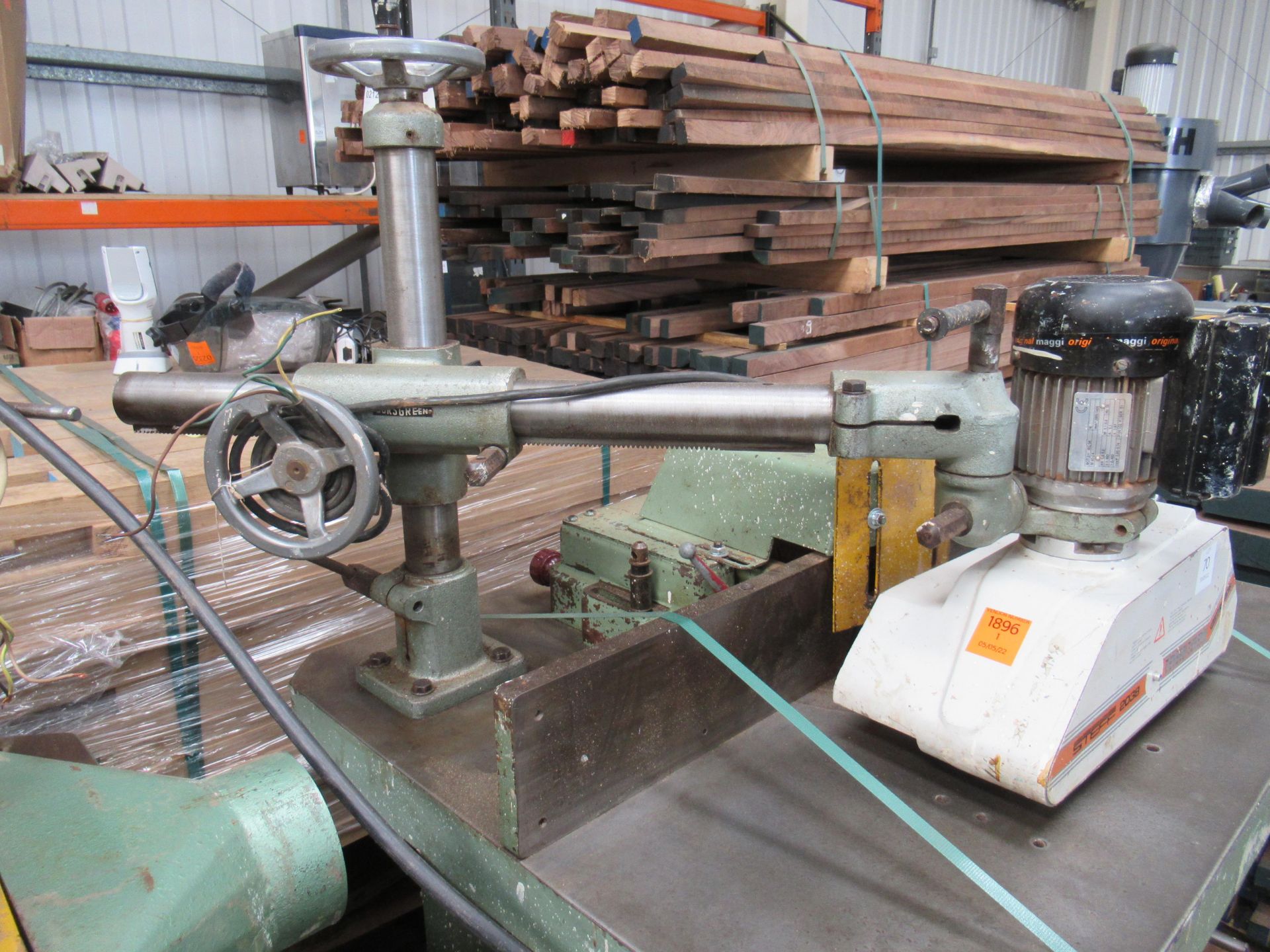 Wadkin Bursgreen BER4 Spindle Moulder with Footbrake and Maggi Steff , Please note there is a £15 pl - Image 7 of 8