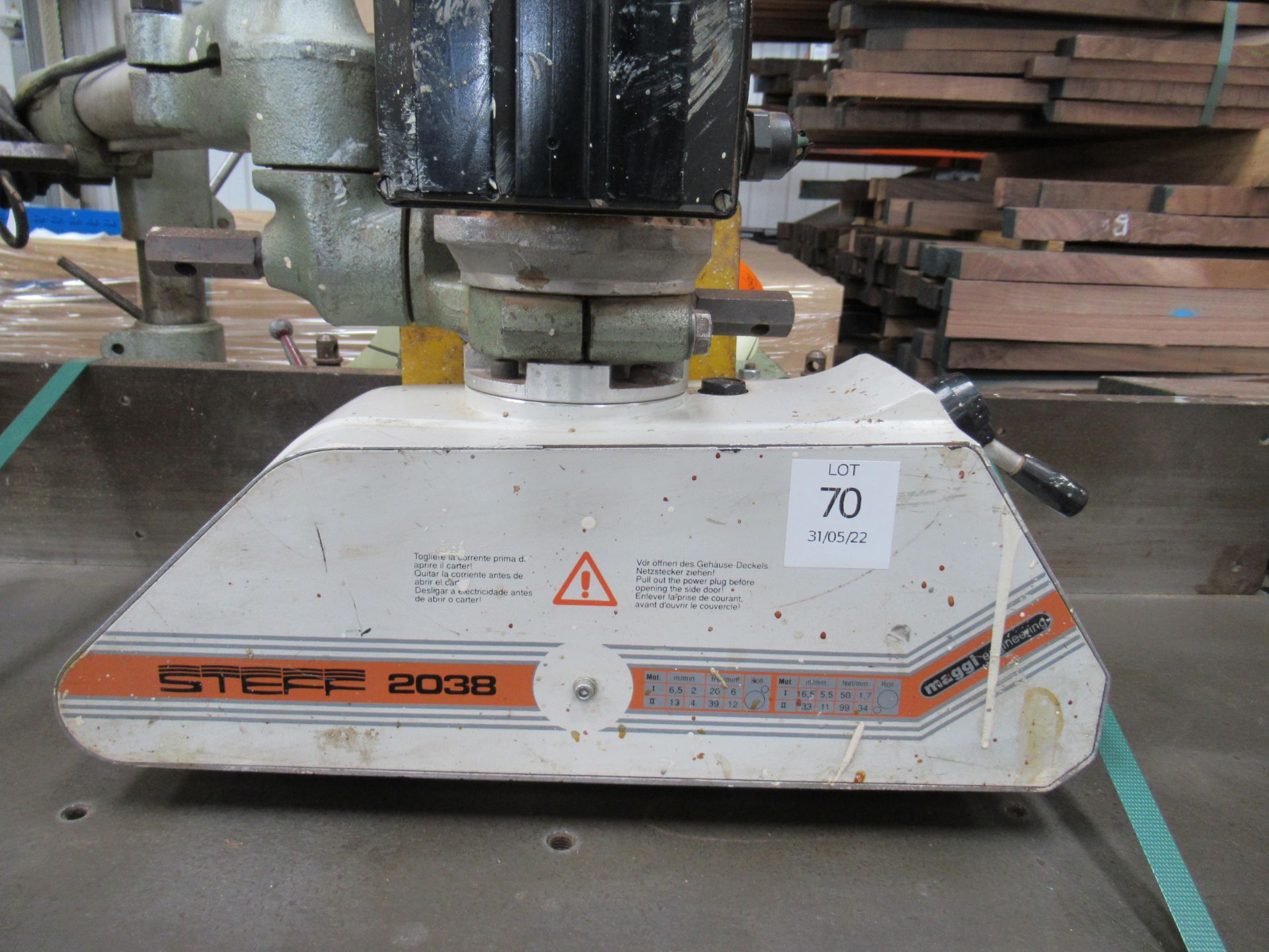 Wadkin Bursgreen BER4 Spindle Moulder with Footbrake and Maggi Steff , Please note there is a £15 pl - Image 5 of 8