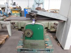 Wadkin Bursgreen Planer Thicknesser No UO/S701652, 3PH. Please note there is a £15 plus VAT Lift Out