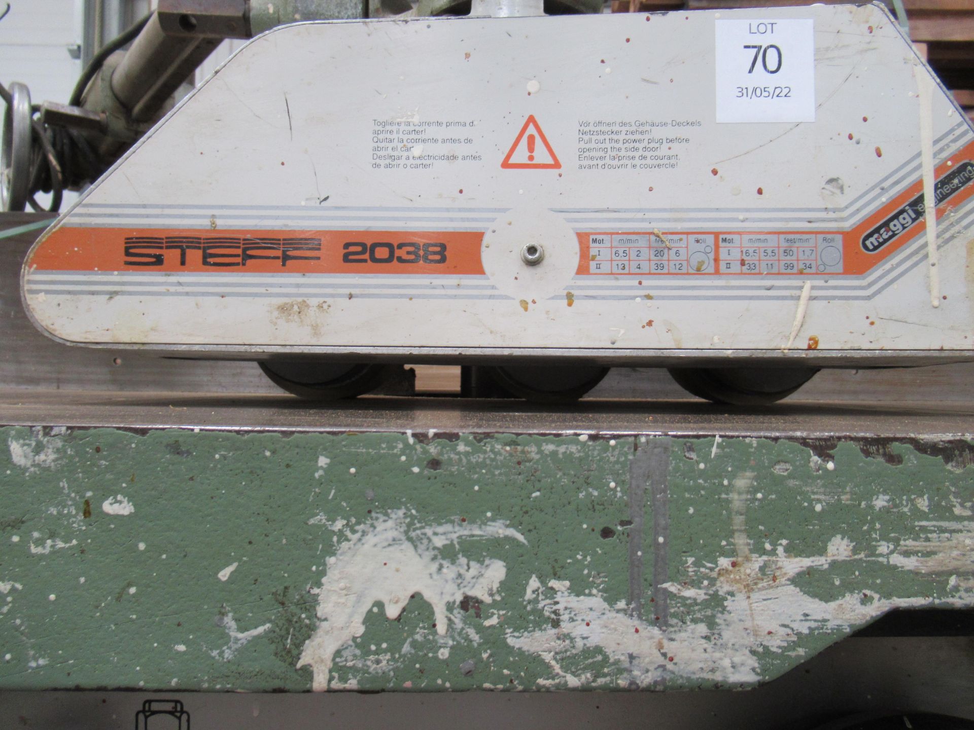 Wadkin Bursgreen BER4 Spindle Moulder with Footbrake and Maggi Steff , Please note there is a £15 pl - Image 6 of 8