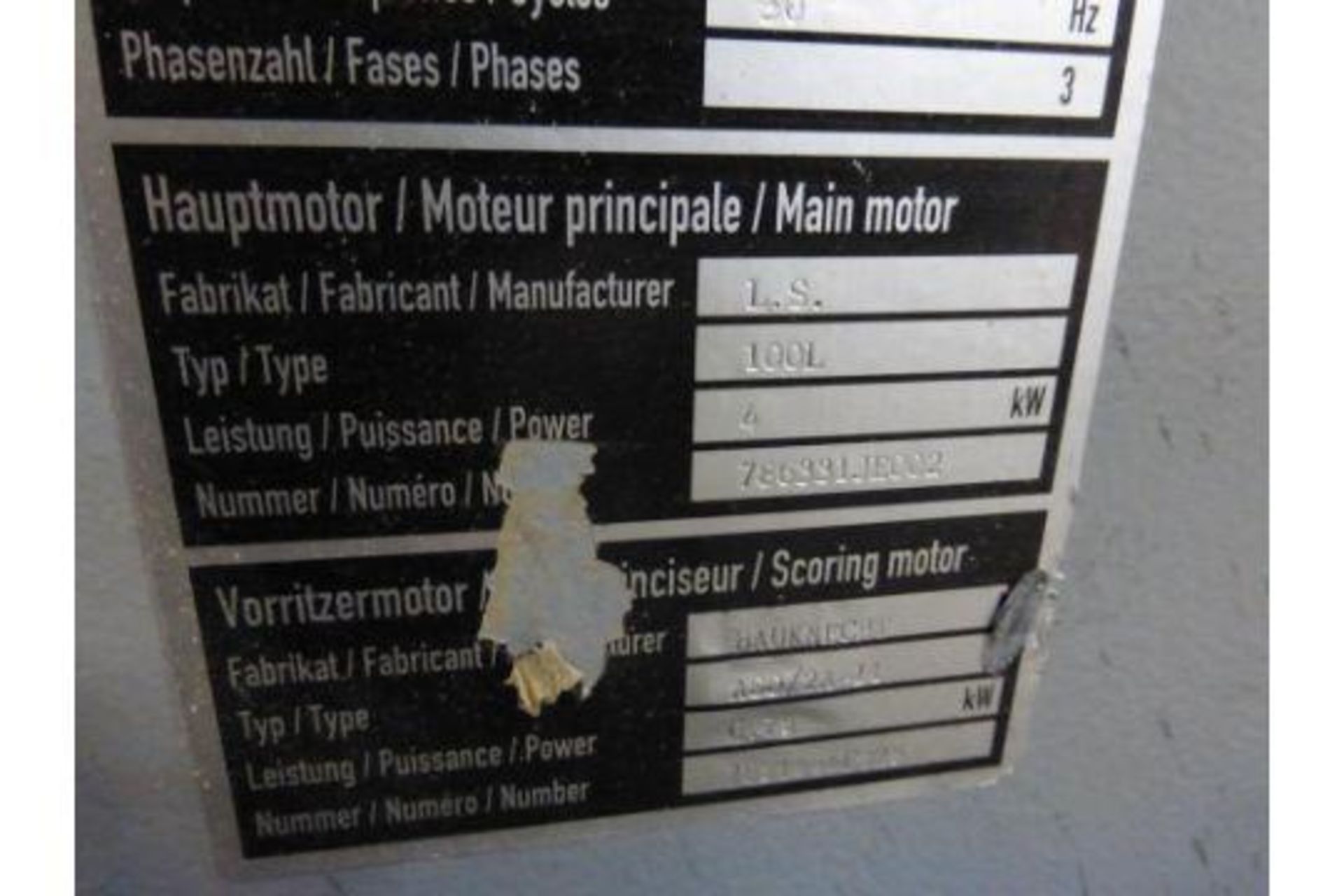 A 1998 Altendorf model C45 Tilting Arbour Panel sizing saw - Image 21 of 24