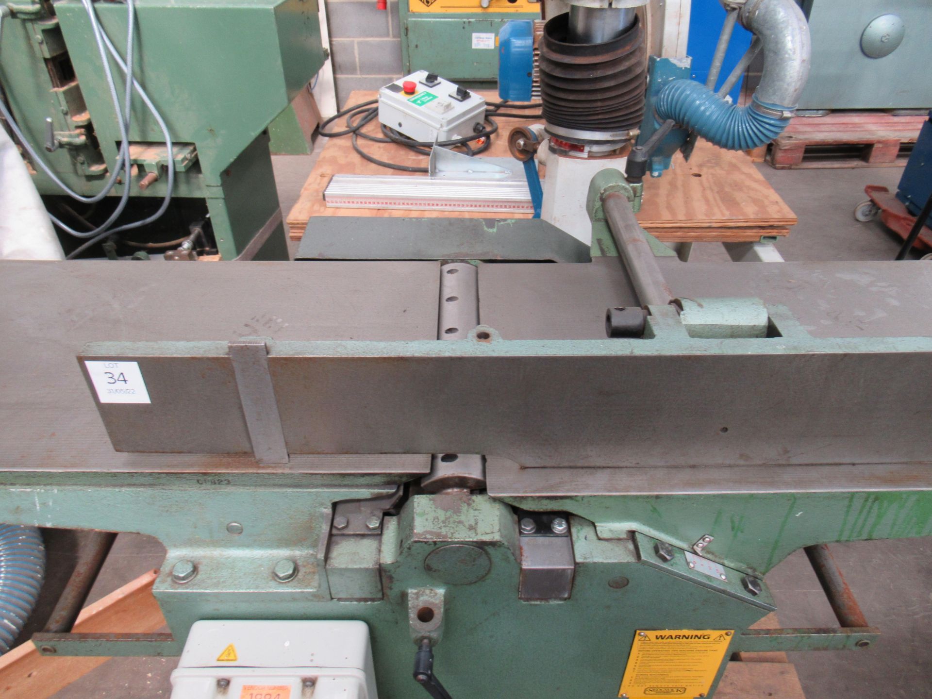 Sedgwick Planer Thicknesser 3ph Please note there is a £10 plus VAT Lift Out Fee on this lot - Image 3 of 5