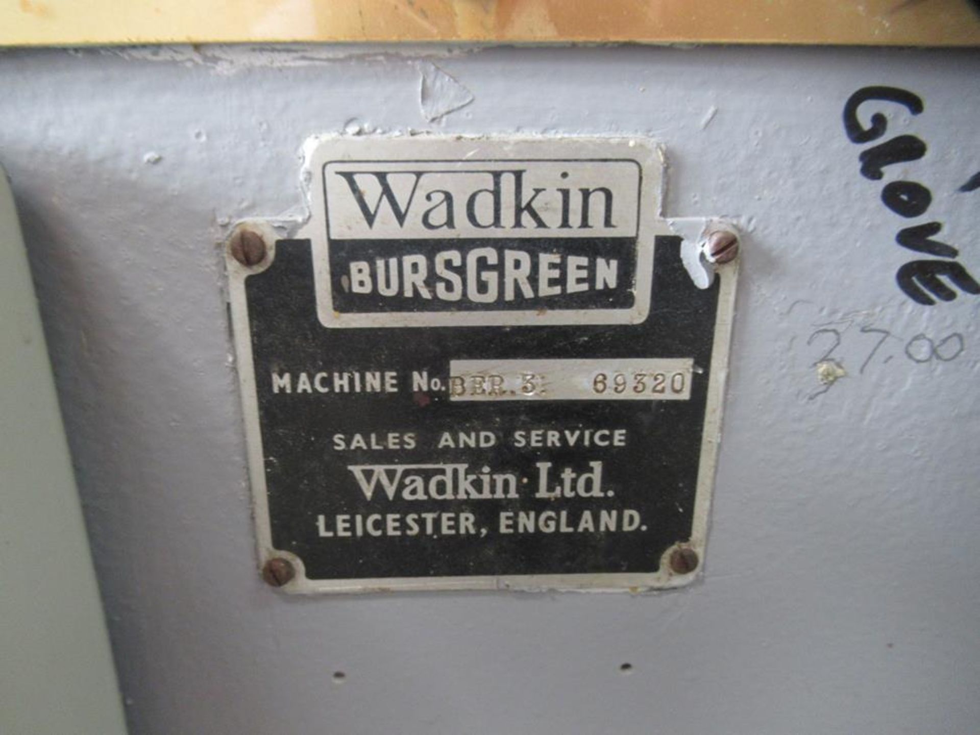 Wadkin Bursgreen Spindle Moulder Machine No BER3 69320, 3PH. Please note there is a £15 plus VAT Lif - Image 6 of 8