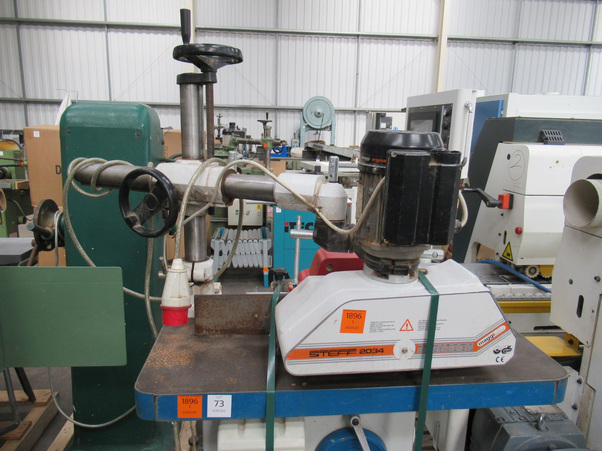 Sedgwick Spindle Moulder with Maggi Steff 2034 Powered Feed Roller. Please note there is a £15 plus - Image 3 of 6