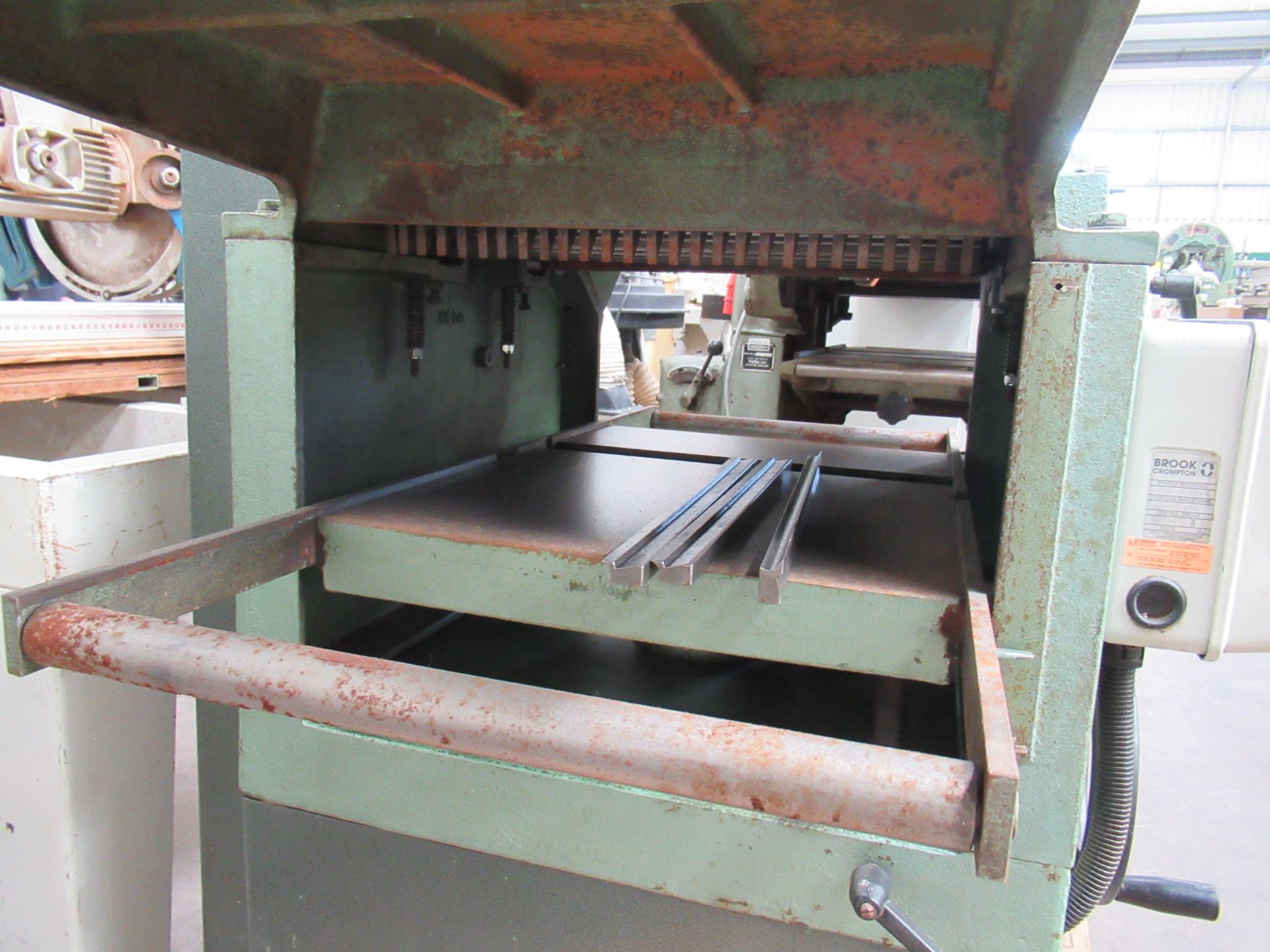 Sedgwick Planer Thicknesser 3ph Please note there is a £10 plus VAT Lift Out Fee on this lot - Image 4 of 5