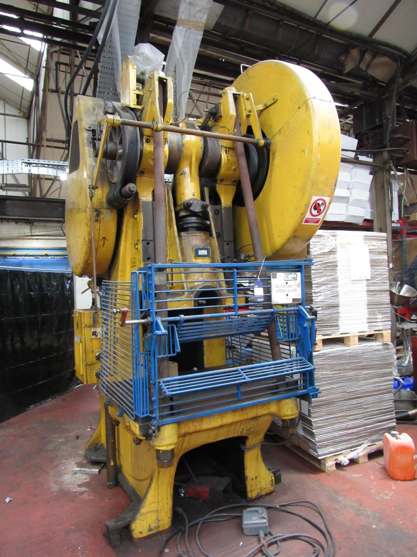 Bently ORB-120, 120Tonne open Fronted mechanical press - Image 2 of 6