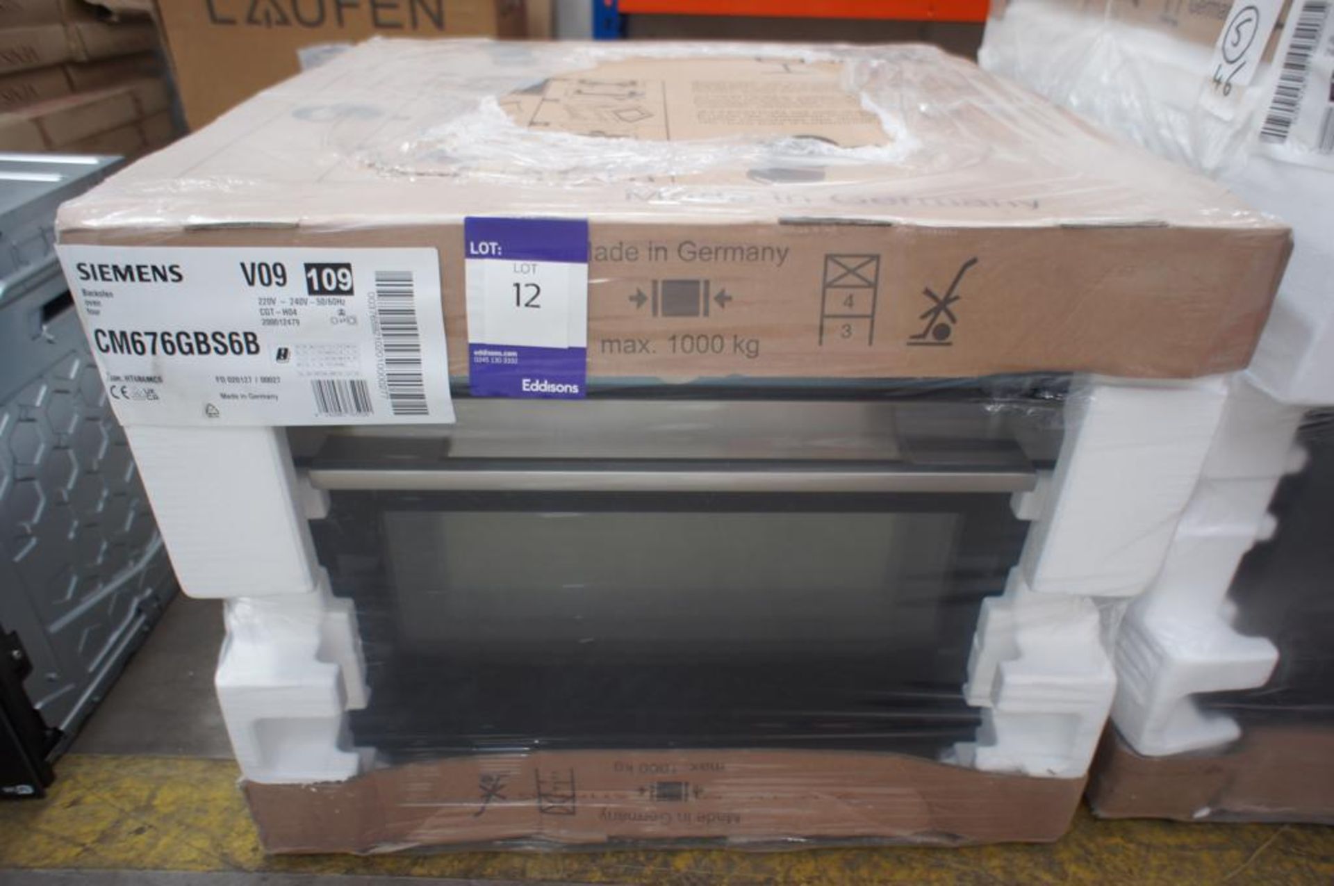 Siemens CM676GBS6B integrated oven