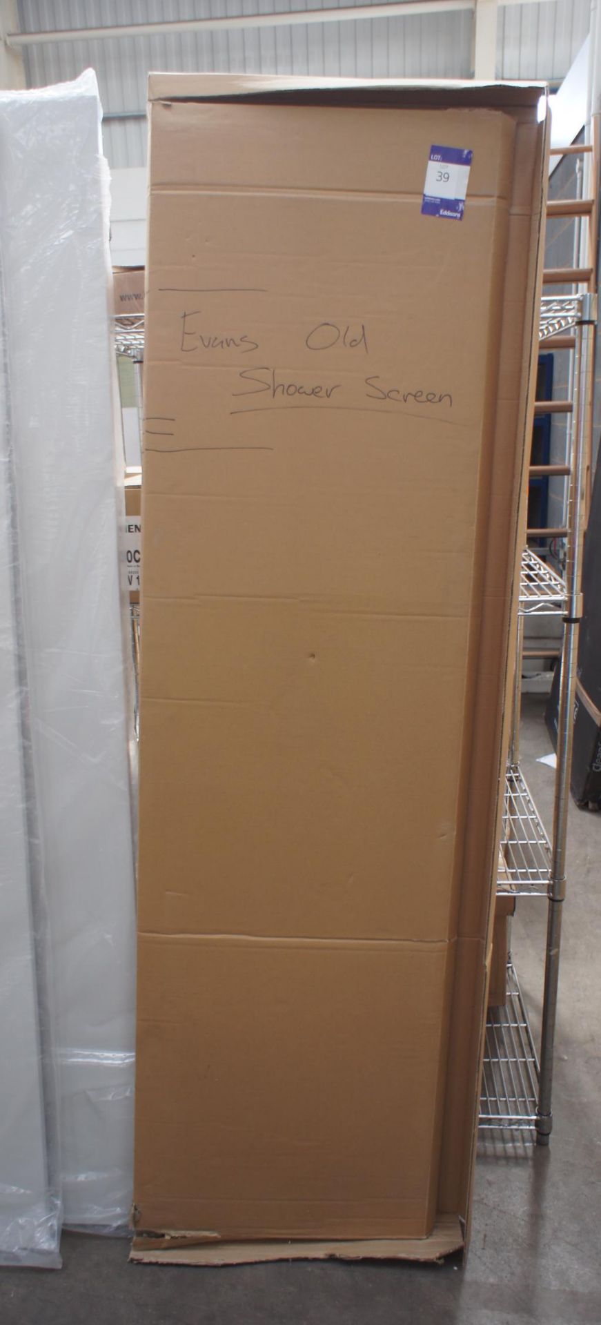 Glazed Shower Screen, to Box - Image 3 of 3