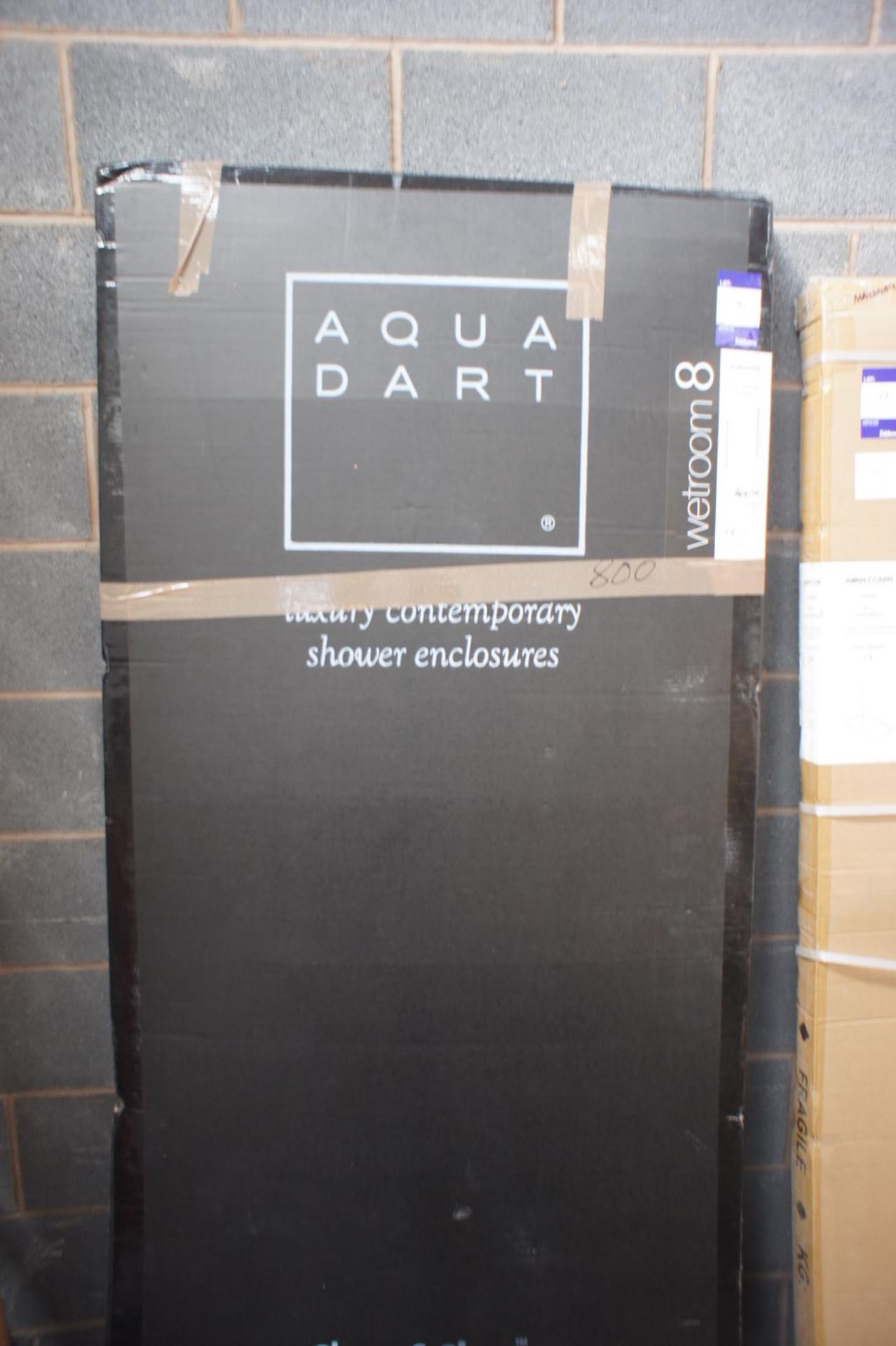 Aquadart Wetroom 8 Panel AQ8244S Safety Glass Shower Panel - Image 2 of 4