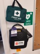 Lifepak CR Plus Defibrillator & First Aid Kit