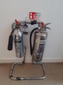 Foam & Carbon Dioxide Fire Extinguisher Set