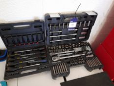 Pair of Halfords Automotive tool kits