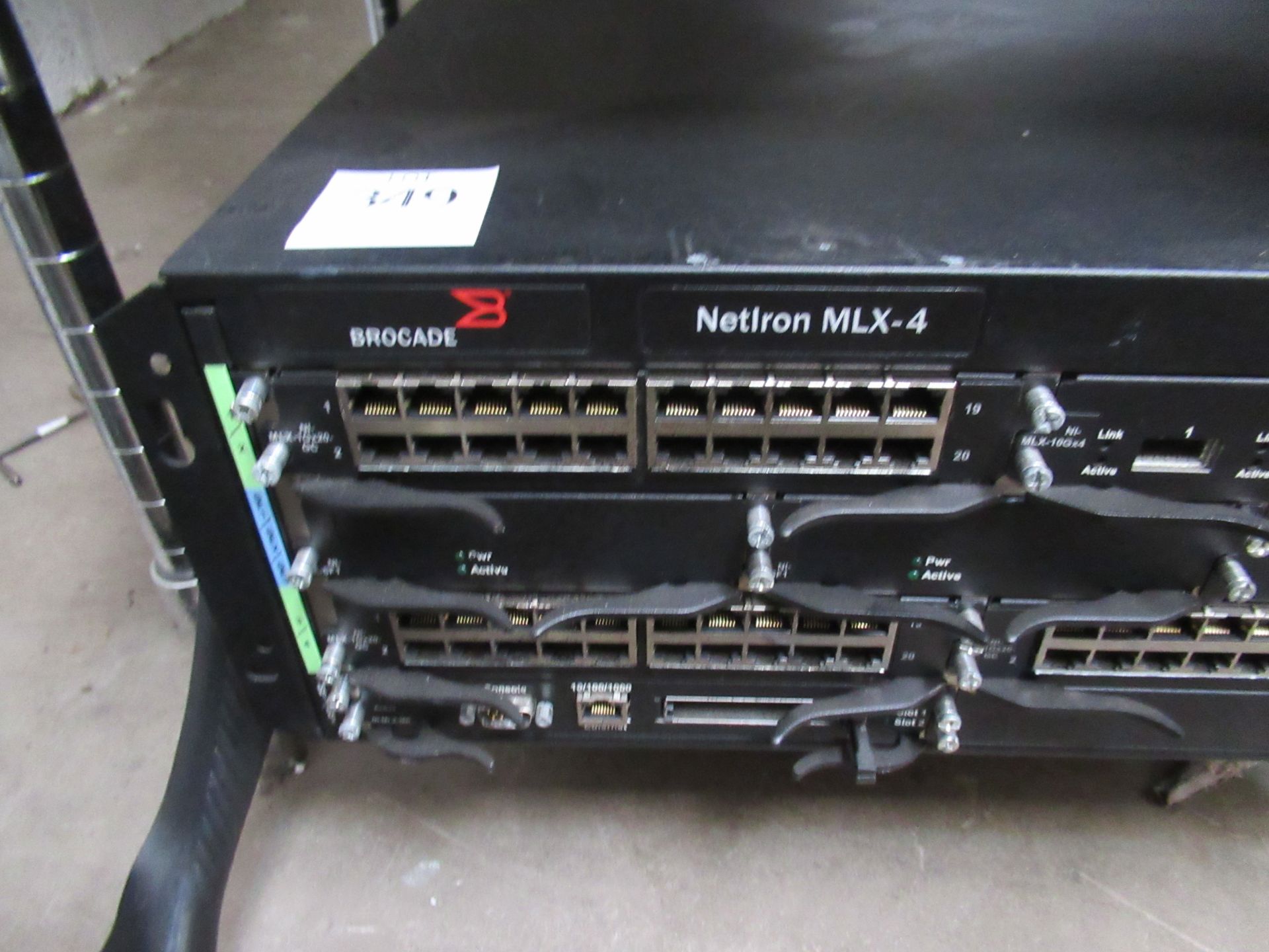 1 x FASTIRON EDGE 4802-POE Switch, ETHERNET SWITCH, 2 x Brocade 4900 Switch., FABRIC SWITCH, 2 x - Image 17 of 44