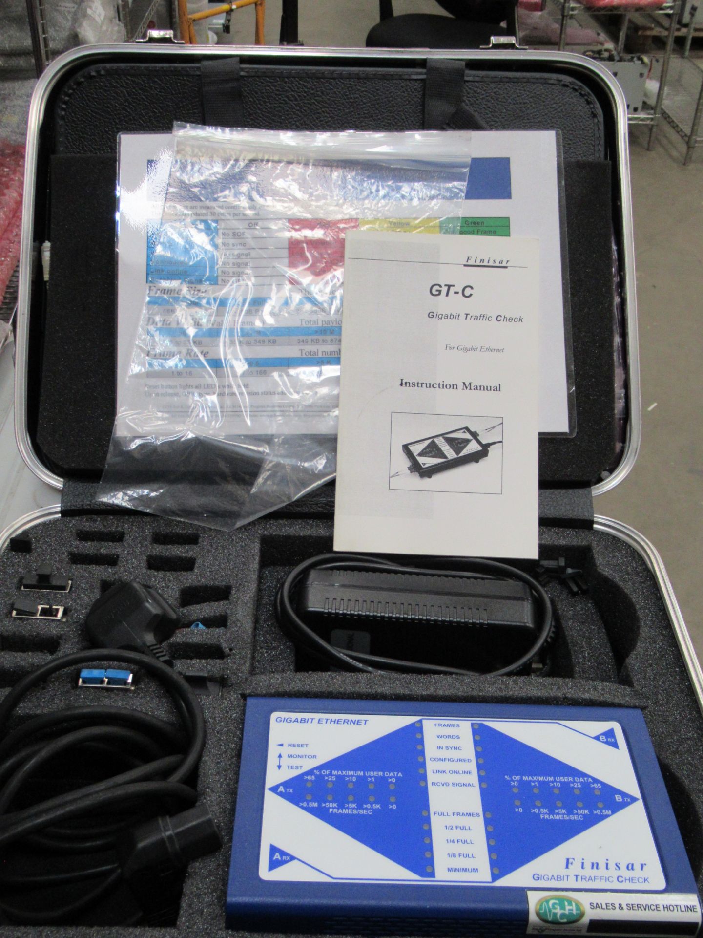 2 x Finisar Gigabit Trafic Tester in Cases and 1 x Finisar Fibre Channel Traffic Tester, Contents of - Image 5 of 48