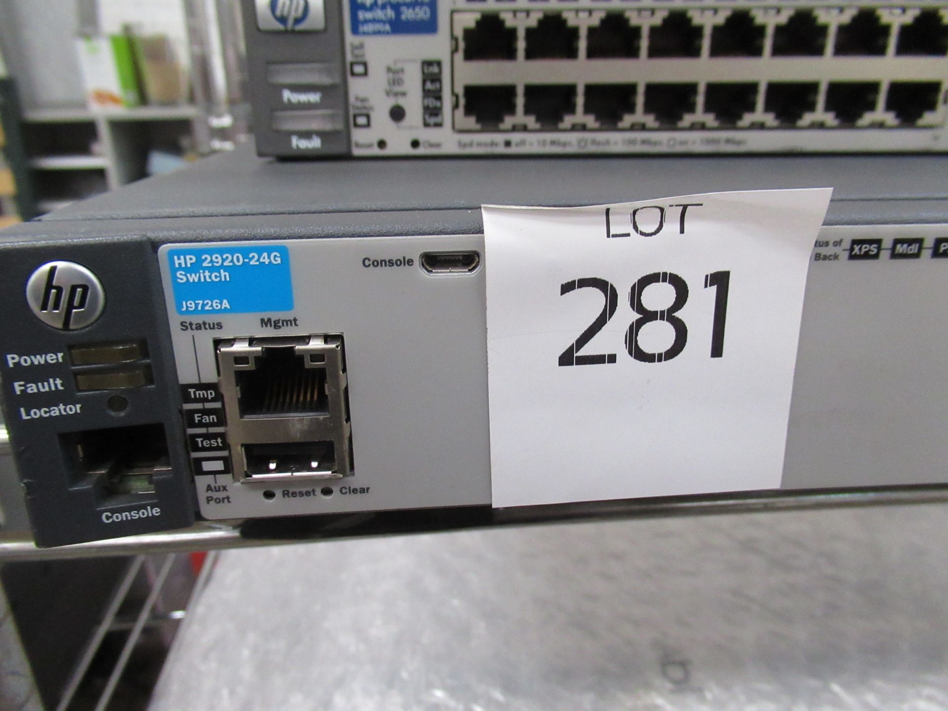 2 x Brocade 3850 Switch, FIBRE SWITCH, HP Procurve Switch 2650 and HP2920-240 Switch, 2 x EBM Fan - Image 7 of 26