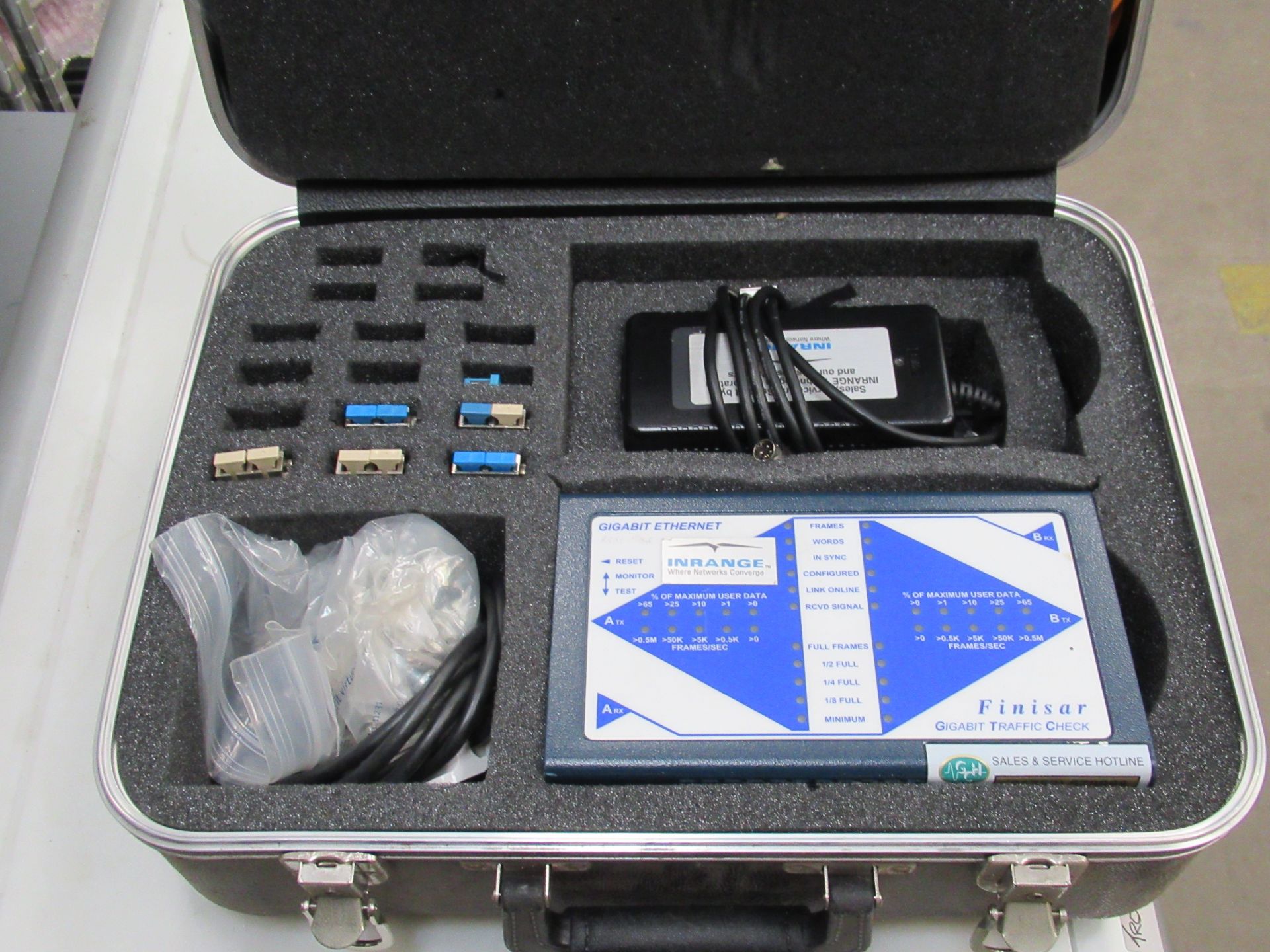 2 x Finisar Gigabit Trafic Tester in Cases and 1 x Finisar Fibre Channel Traffic Tester, Contents of - Image 3 of 48