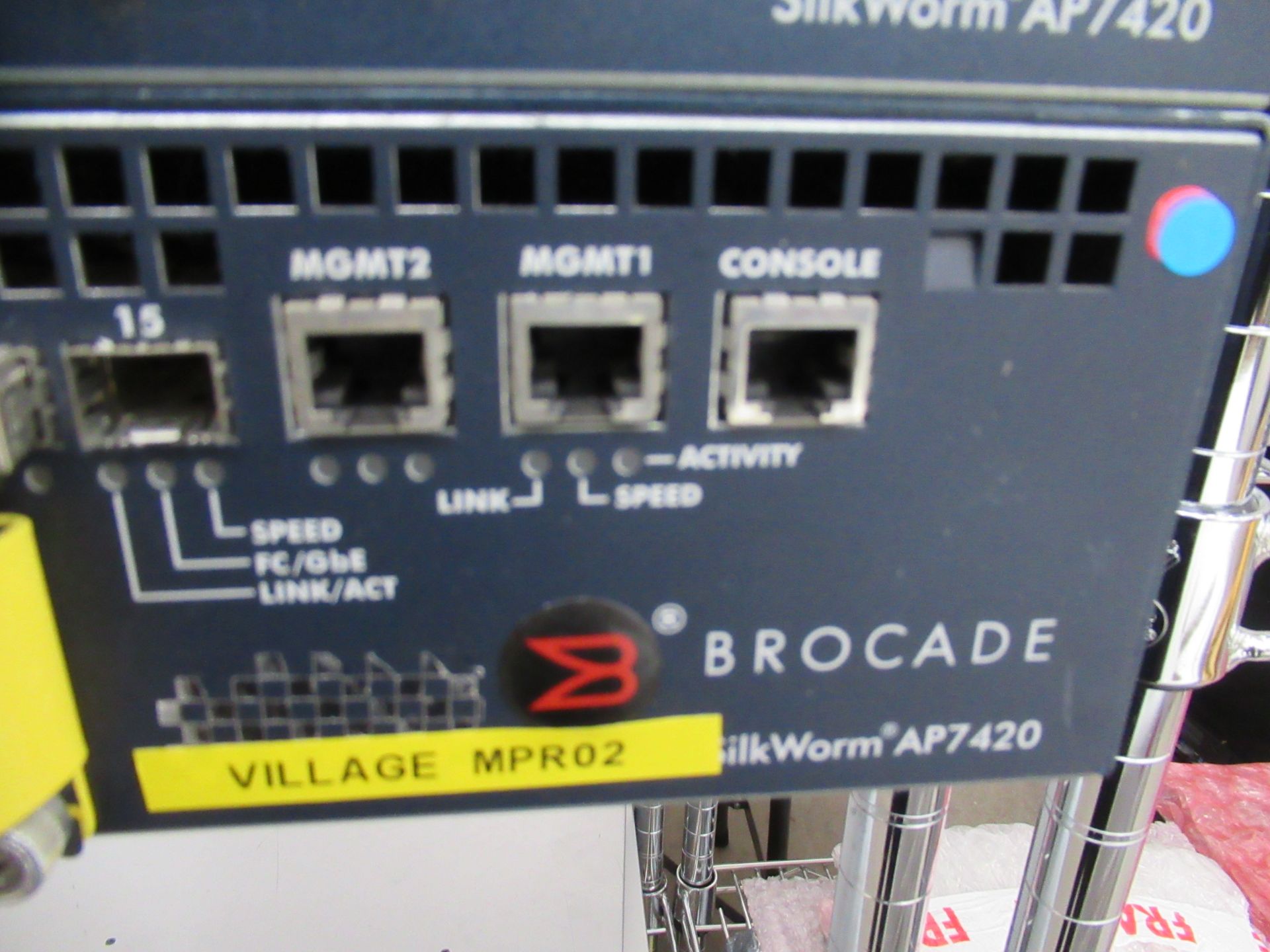 2 x Brocade AP7420 Switch, 2 x H3C S550 Series Ethernet Switch with CX4 Coupling Cable, 3 x - Image 3 of 38