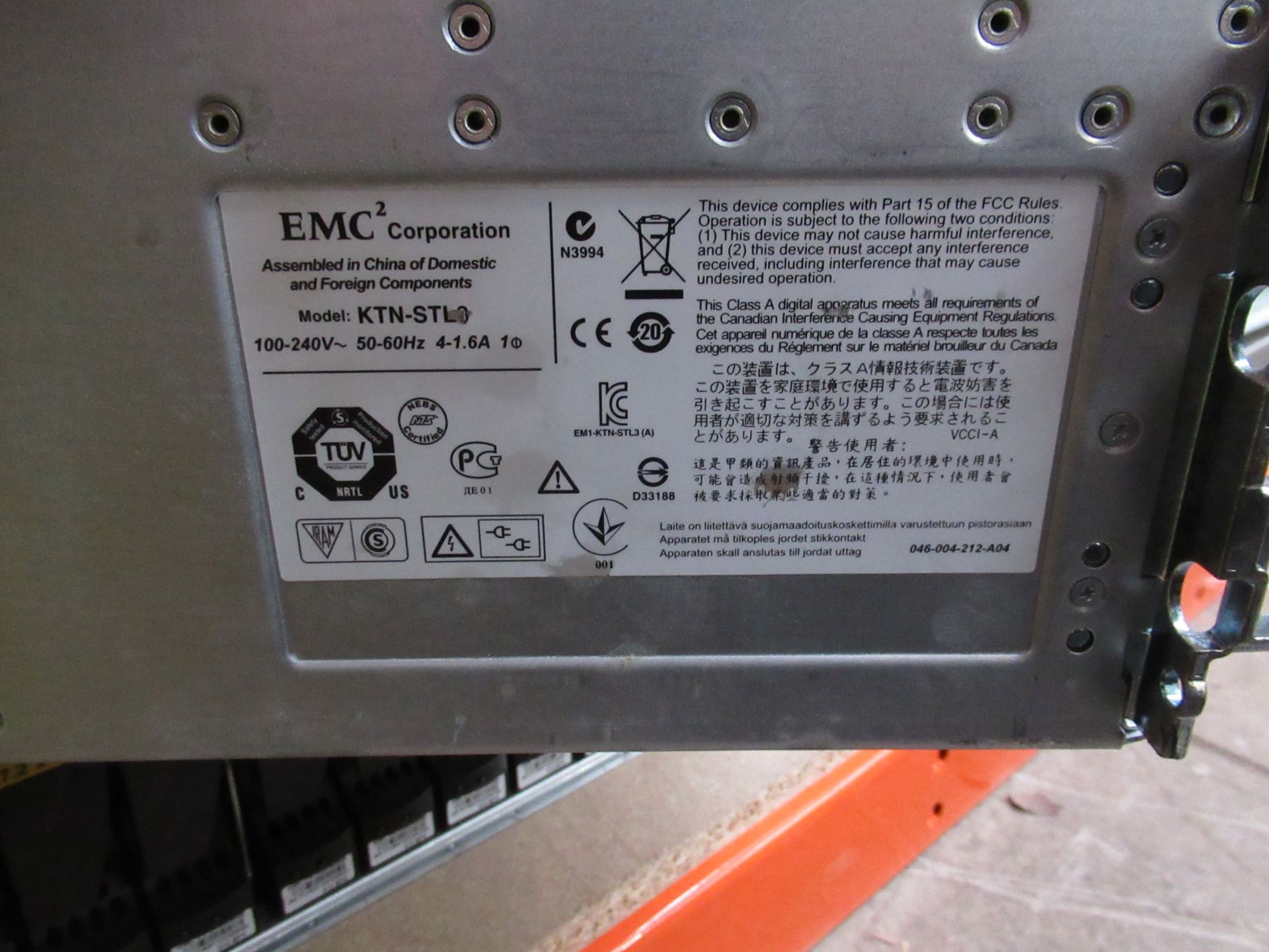 2 x EMC Corp KTN-STL3 15 Port Hard Drive Holders 2tb, 5 x Various Fan Units, 1 x HPE Procurve HP - Image 3 of 54