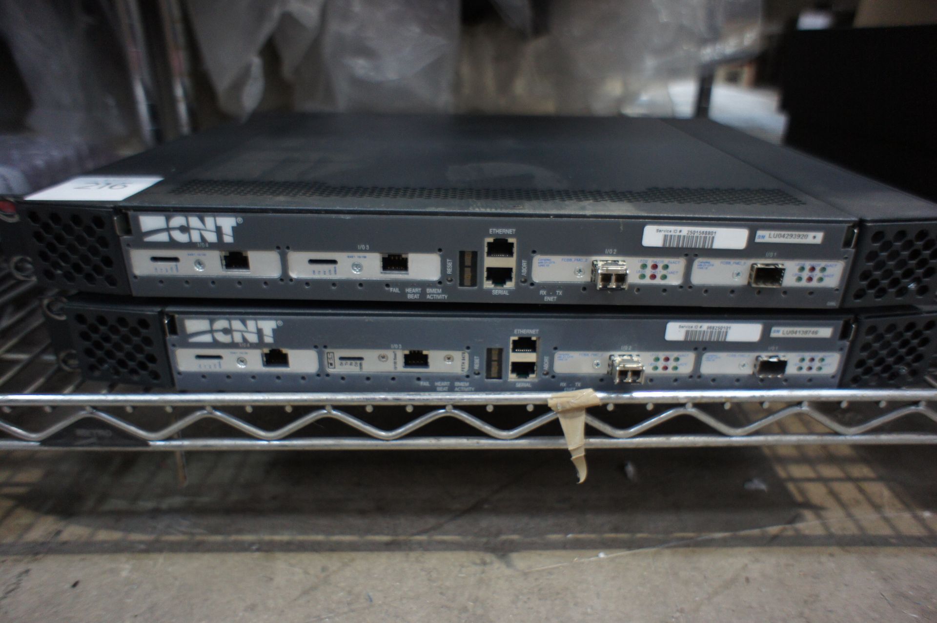 2 CNT EDGE extention unit, EDGE EXTENTION, 2 x Brocade 2109-S16 Switch, FIBRE SWITCH, 1 x Brocade - Image 3 of 31