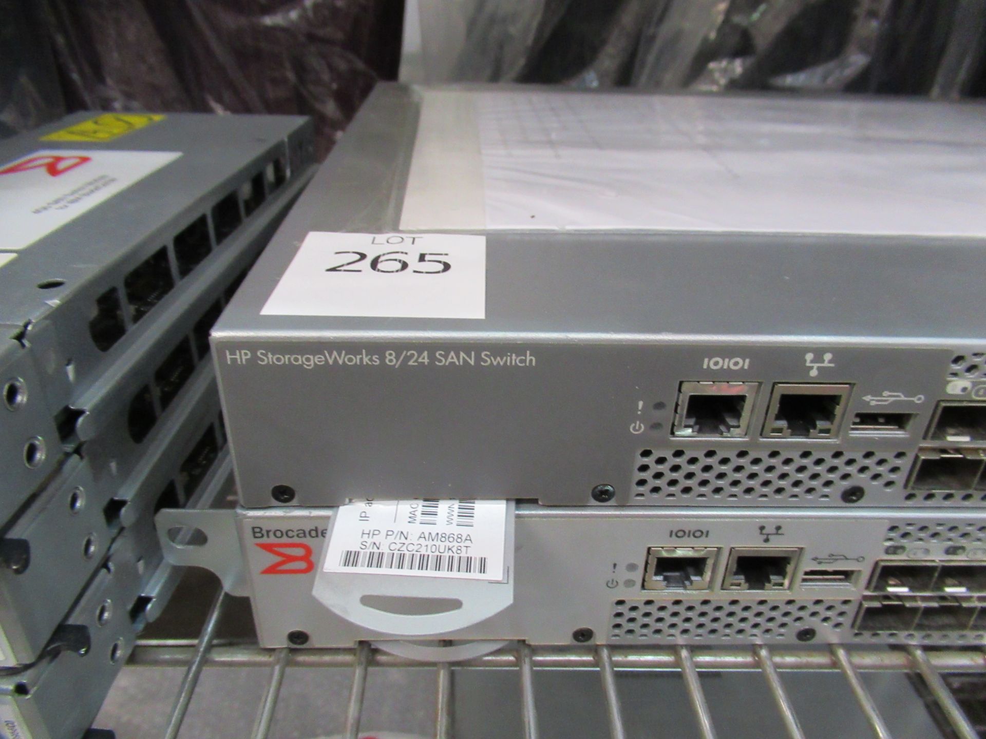 2 x McData 4300 switch, 2 x QLogic SANbox 3800 switch, Qlogic 3800, 1 x Brocade 200e switch, 200e - Image 30 of 40