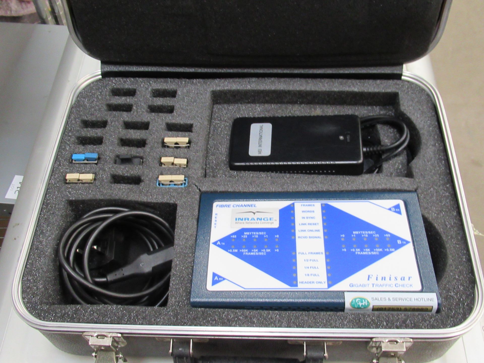 2 x Finisar Gigabit Trafic Tester in Cases and 1 x Finisar Fibre Channel Traffic Tester, Contents of - Image 7 of 48